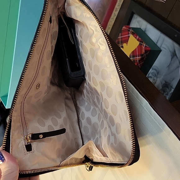 NWT Kate Spade Quentin Charge it Wristlet pouch, black - Picture 4 of 7